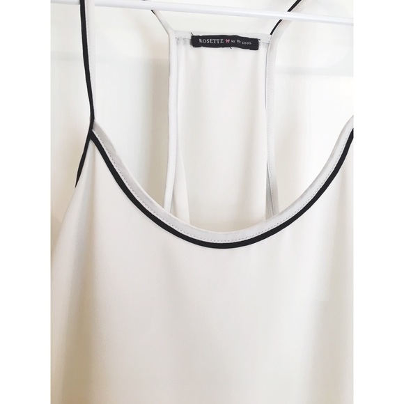 B&W Rosette Tank - Picture 2 of 4